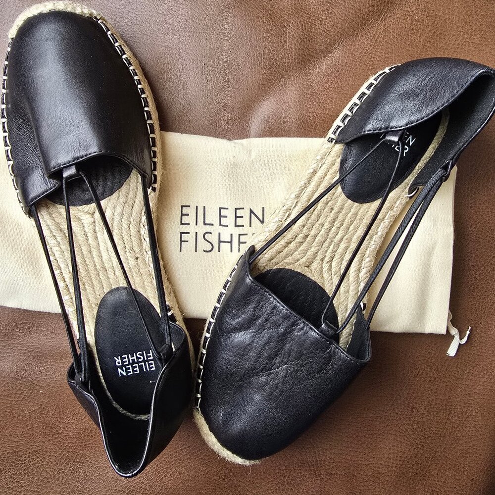 Eileen Fisher Lee Washed Leather shoes Ladie's size 8.5M NWT